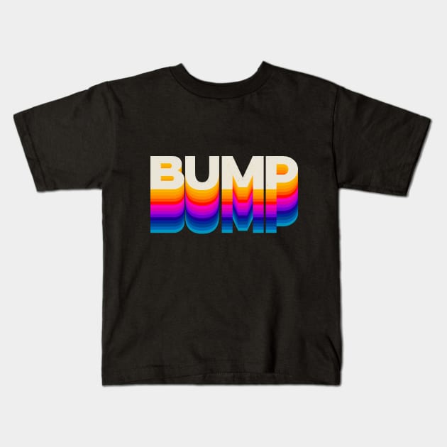 4 Letter Words - Bump Kids T-Shirt by DanielLiamGill